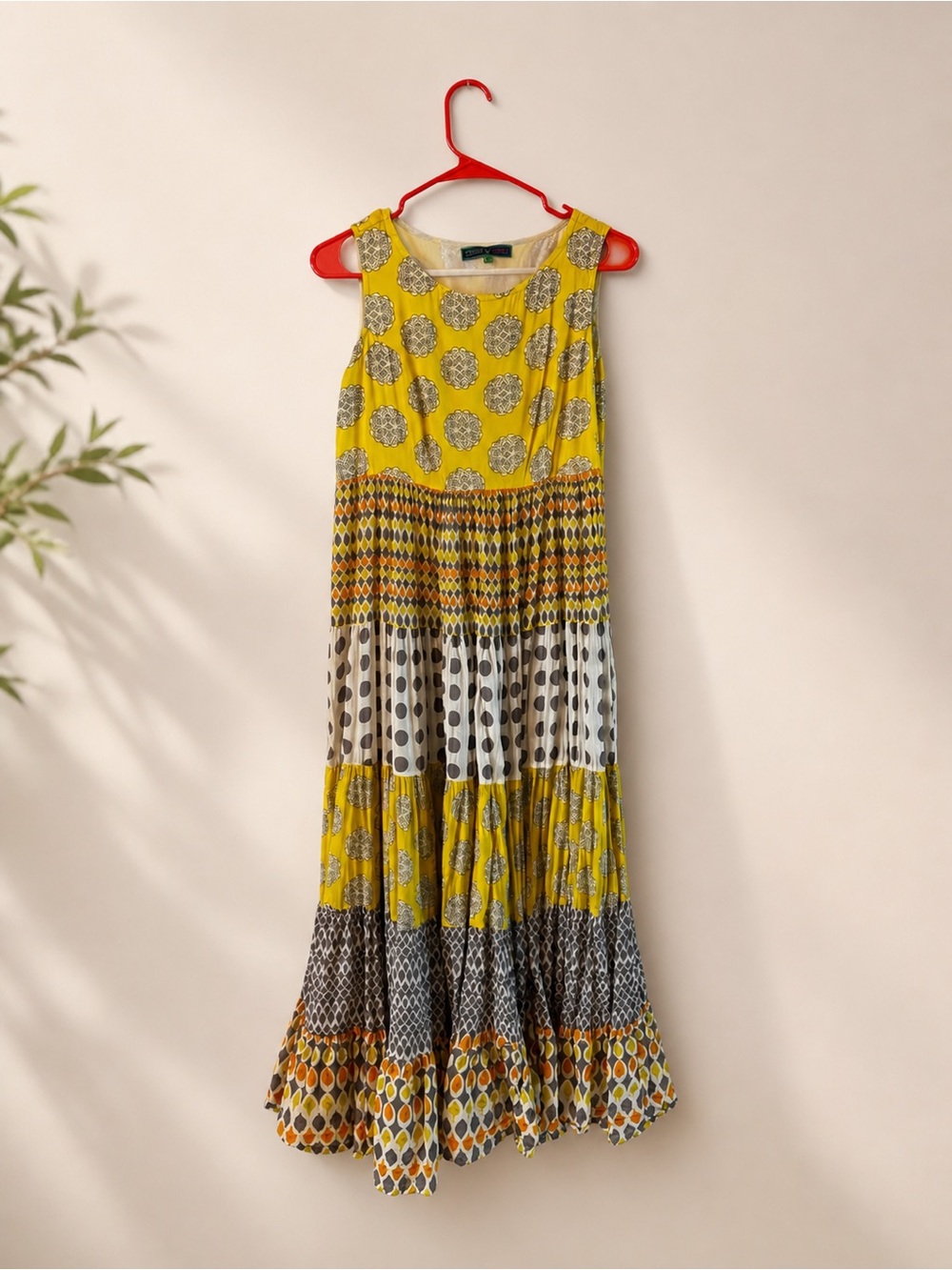 Bombay Paisley Maxi Dress - size XS